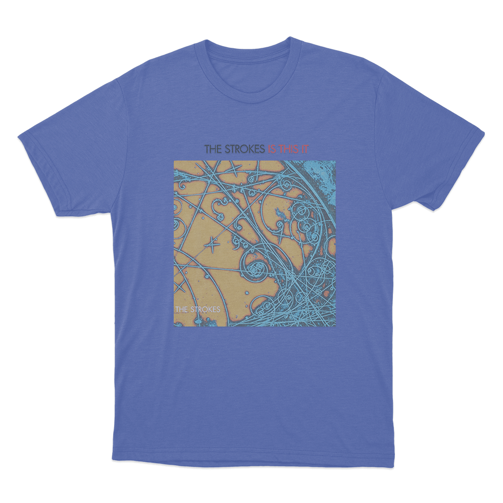 The Strokes Is This It Unisex T Shirt Blue The Strokes Is This It Unisex T Shirt Blue