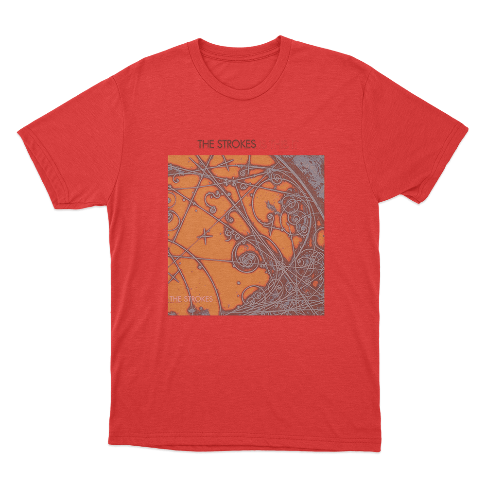 The Strokes Is This It Unisex T Shirt Red The Strokes Is This It Unisex T Shirt Red