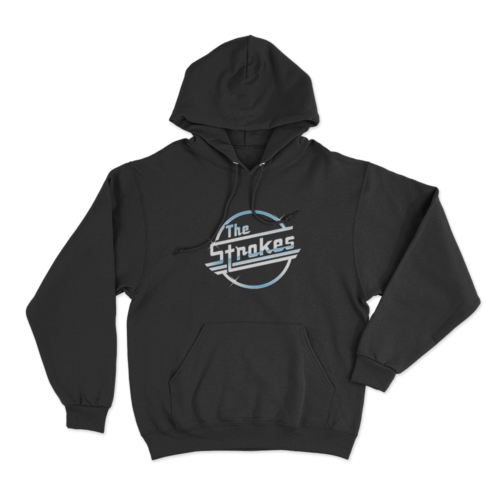 The Strokes Logo Unisex Hoodie Black The Strokes Logo Unisex Hoodie Black