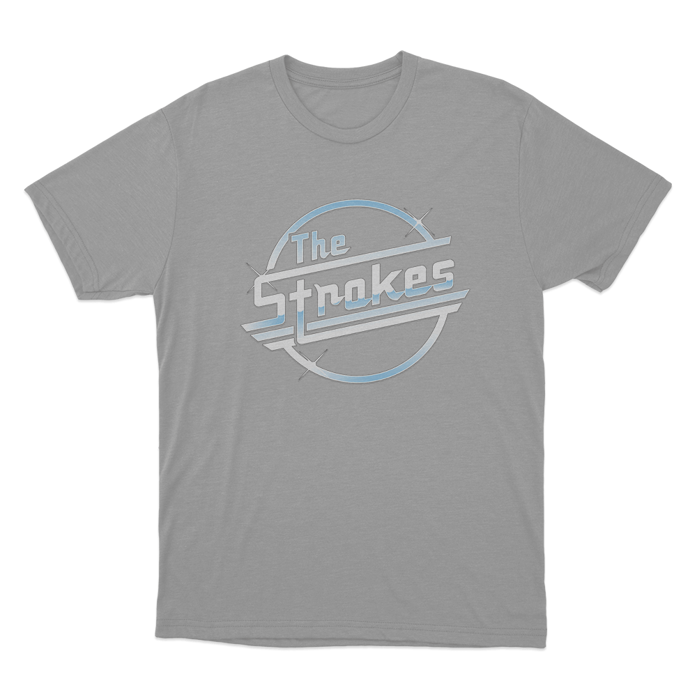 The Strokes Logo Unisex T Shirt Grey The Strokes Logo Unisex T Shirt Grey