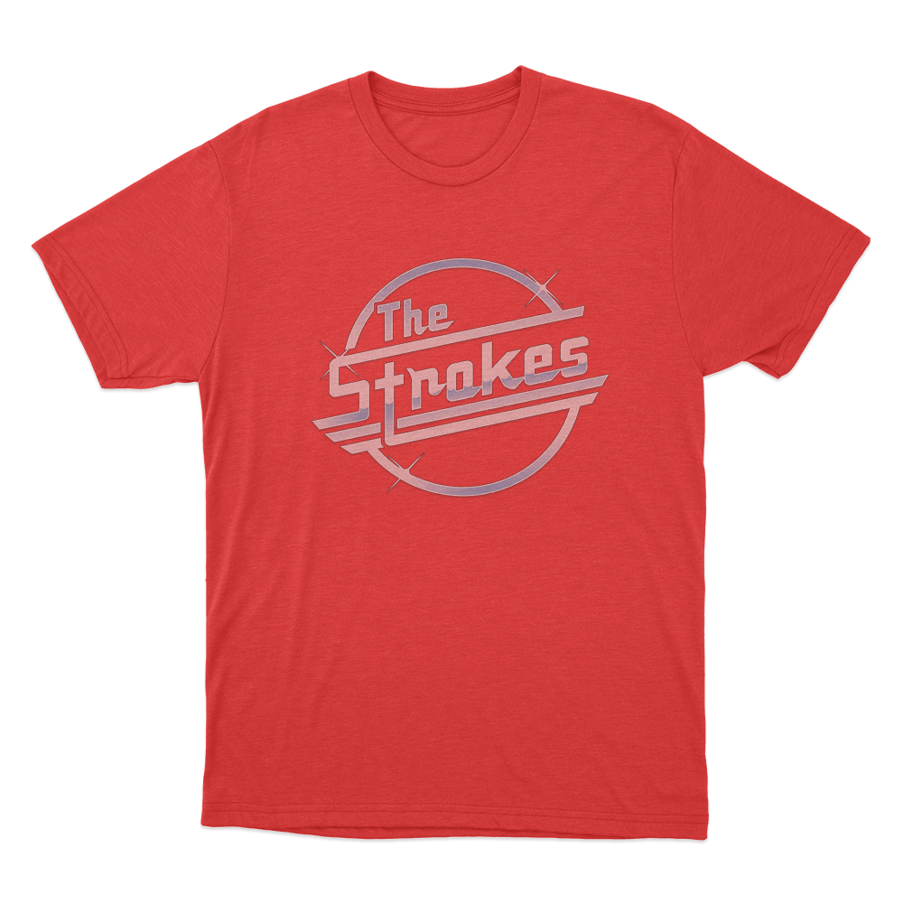 The Strokes Logo Unisex T Shirt Red The Strokes Logo Unisex T Shirt Red