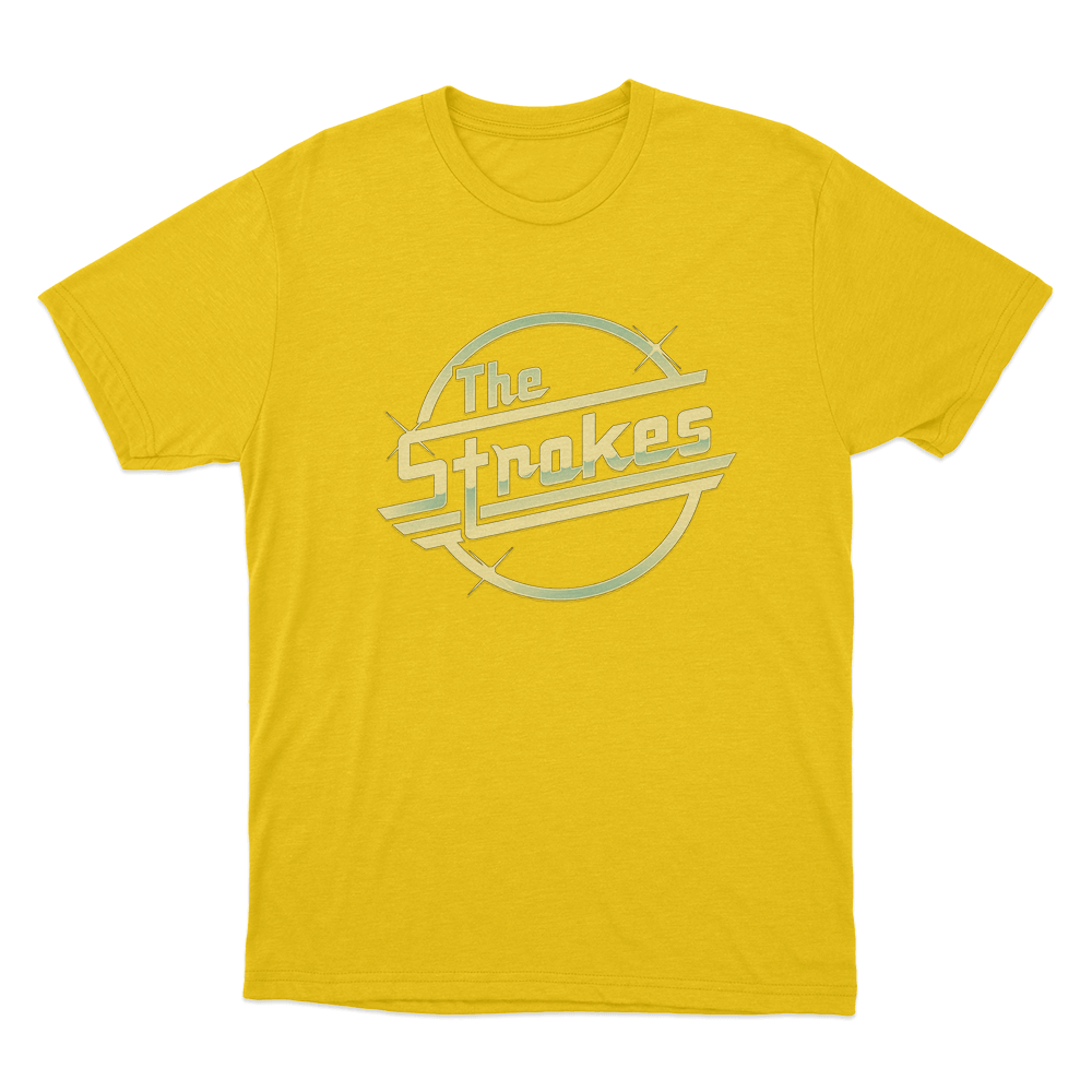 The Strokes Logo Unisex T Shirt Yellow The Strokes Logo Unisex T Shirt Yellow