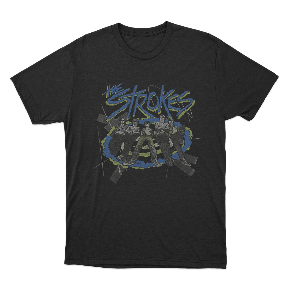 The Strokes Photo Unisex T Shirt Black The Strokes Photo Unisex T Shirt Black