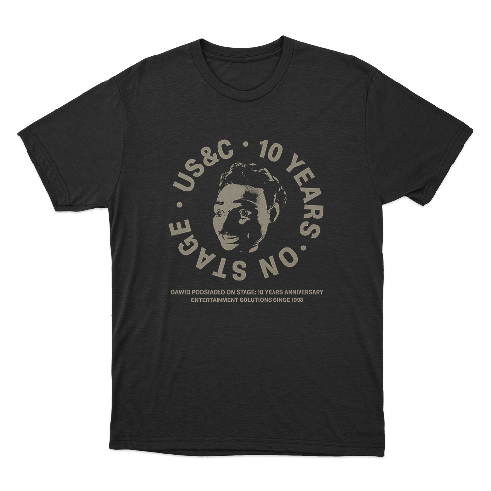 US&C 10 Years On Stage Unisex T Shirt Black USC 10 Years On Stage Unisex T Shirt Black