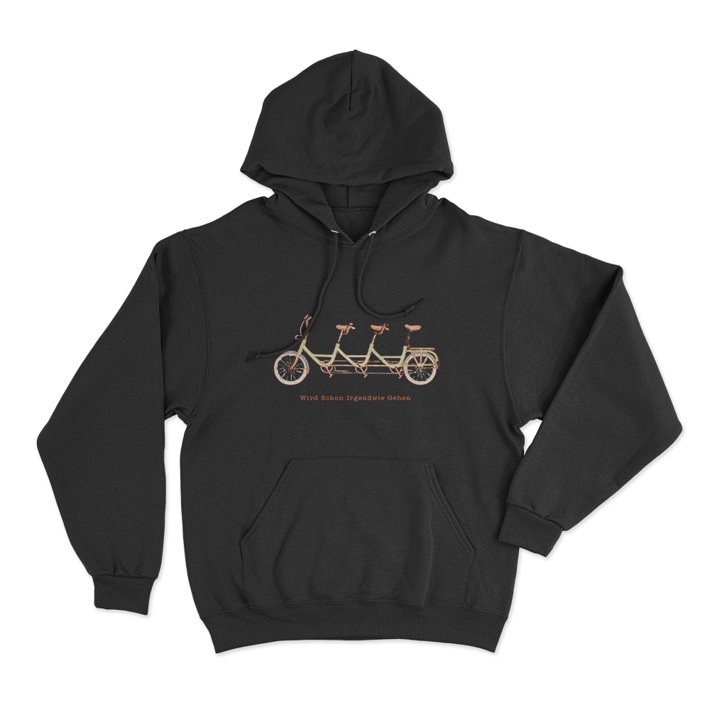 Wird Schon Irgendwie Gehen Unisex Hoodie Black Wird Schon Irgendwie Gehen Unisex Hoodie Black