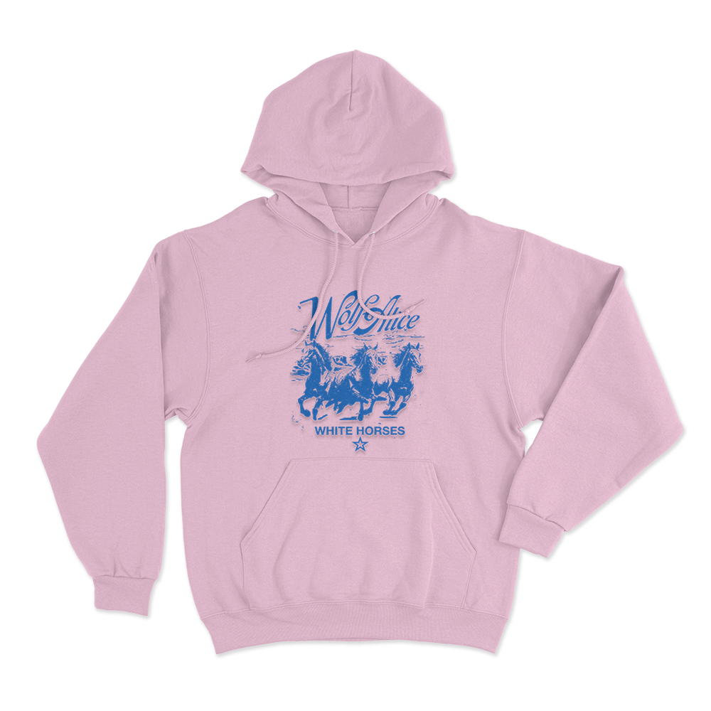 Wolf Alice Horses Unisex Hoodie Pink Wolf Alice Horses Unisex Hoodie Pink